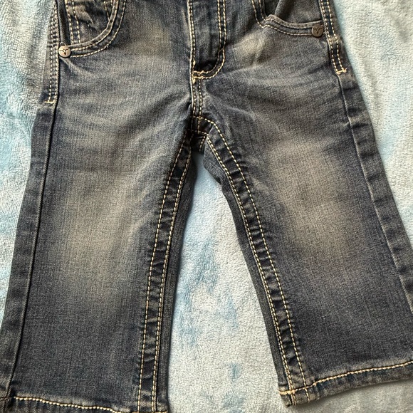 Blue Distressed Denim Jeans - Picture 4 of 8